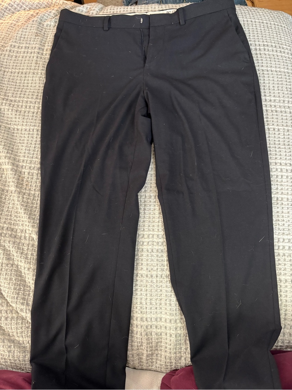 Men's Black Dress Pants - Classic Straight Fit